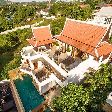 Thai Heritage Villa Melitta Bangrak Bohput, Beach, Pool, Seaviews, 6-Suite, Full Villa, Luxury, Aaa Location Koh Samui Bangrak Beach Exterior foto