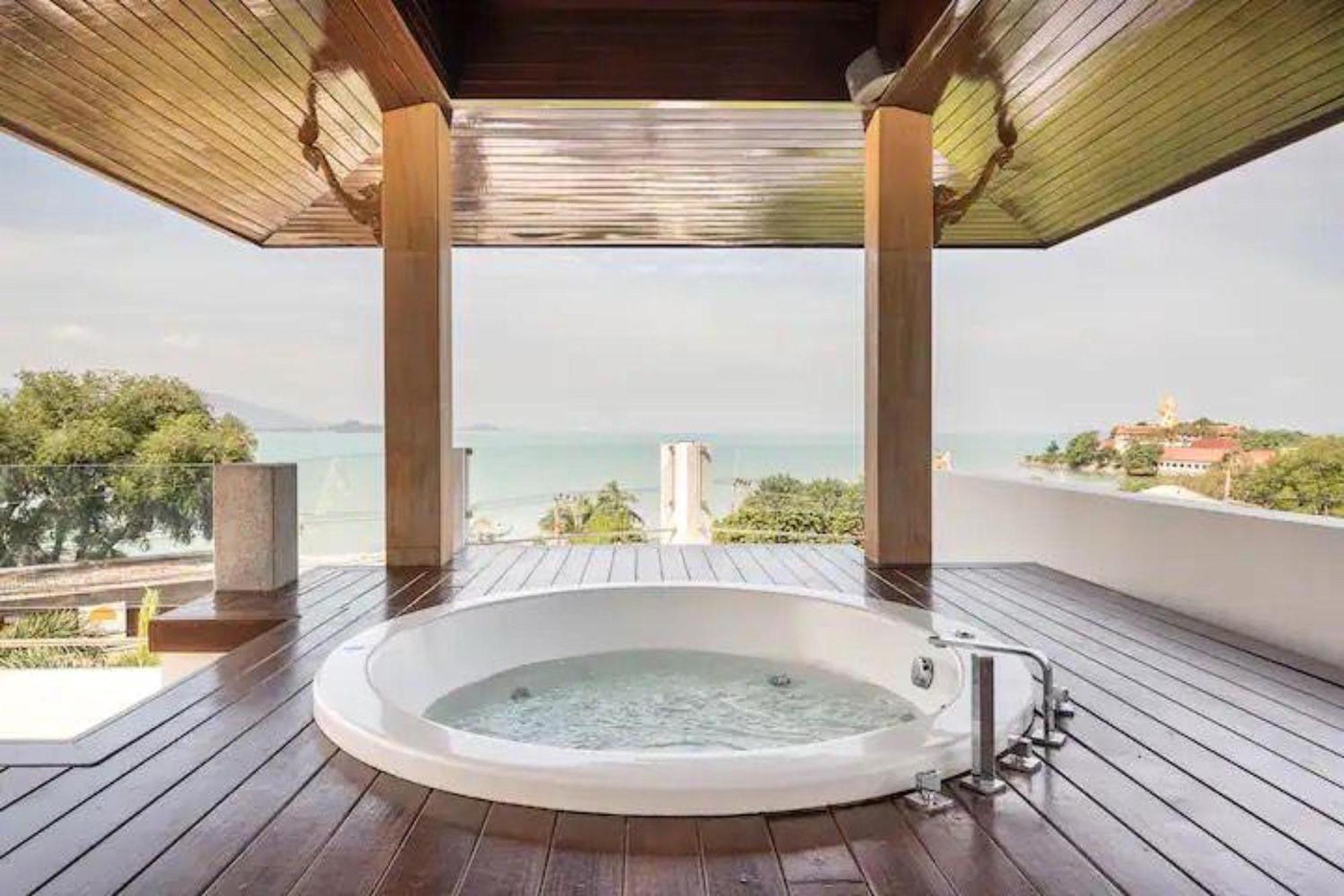 Thai Heritage Villa Melitta Bangrak Bohput, Beach, Pool, Seaviews, 6-Suite, Full Villa, Luxury, Aaa Location Koh Samui Bangrak Beach Exterior foto
